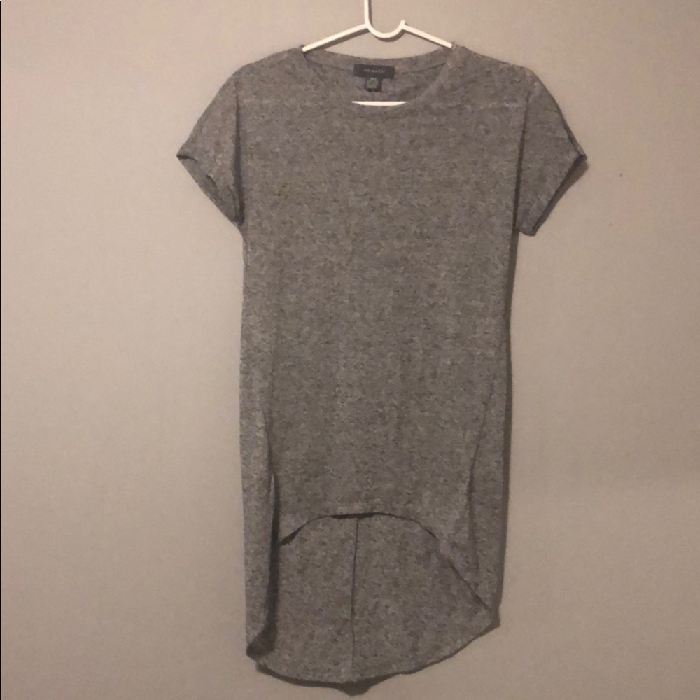 Primark 2XS Gray High Low Tee